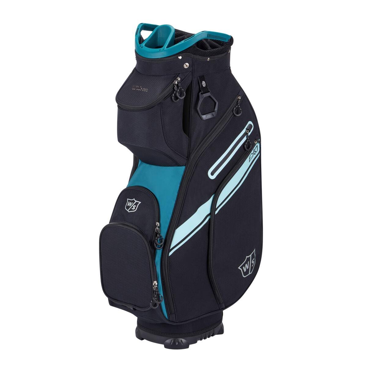 Black/Teal Cart Bag M160019