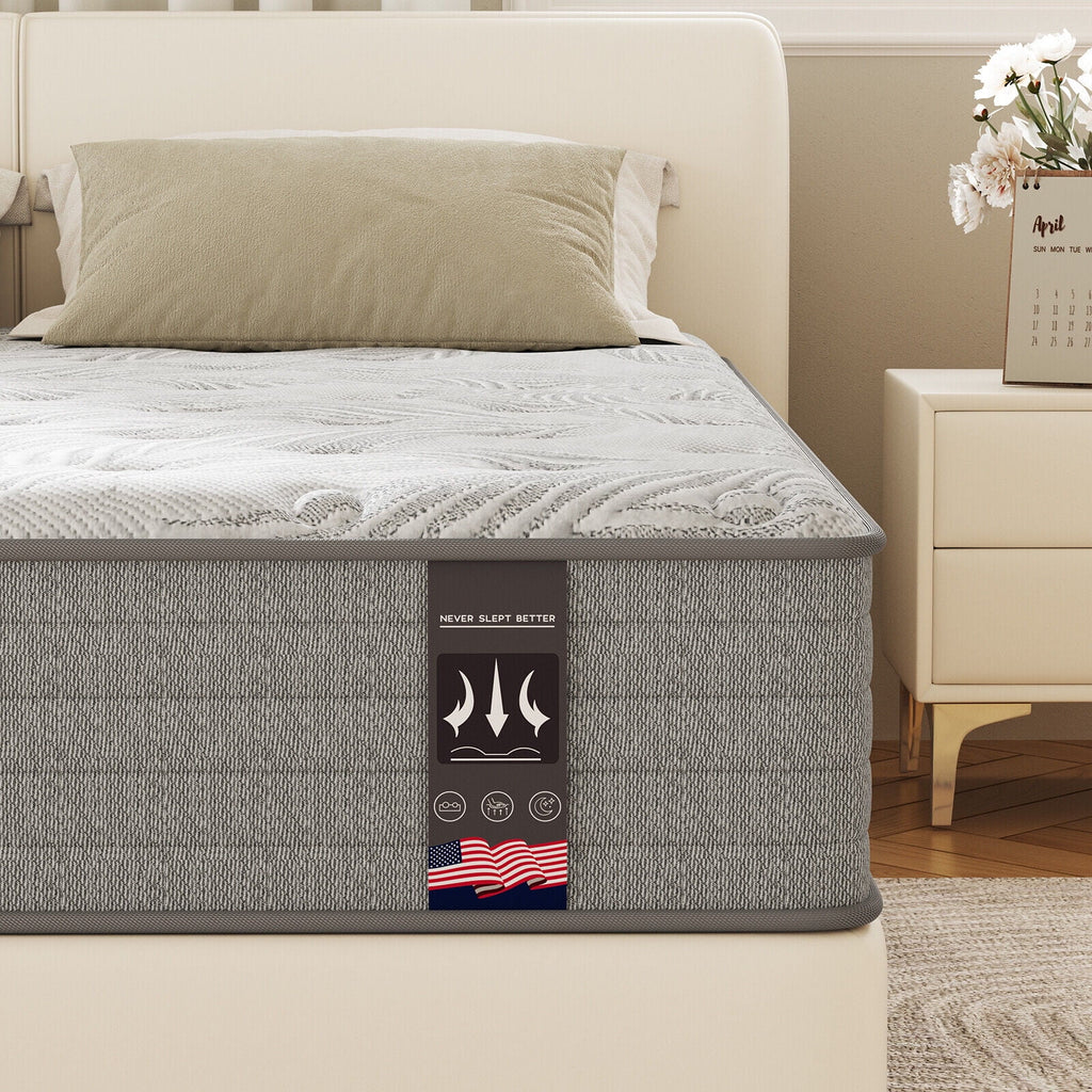 12 Inch Full Size Memory Foam & Spring Hybrid Mattress N422