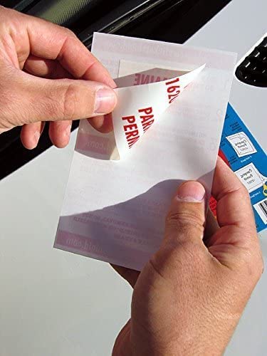 Windshield Sticker Applicator 4 inch x 6 inch Sheets Pack of 2 X5629