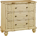Cream Ornate Drawer Chest Storage Cabinet Z29669
