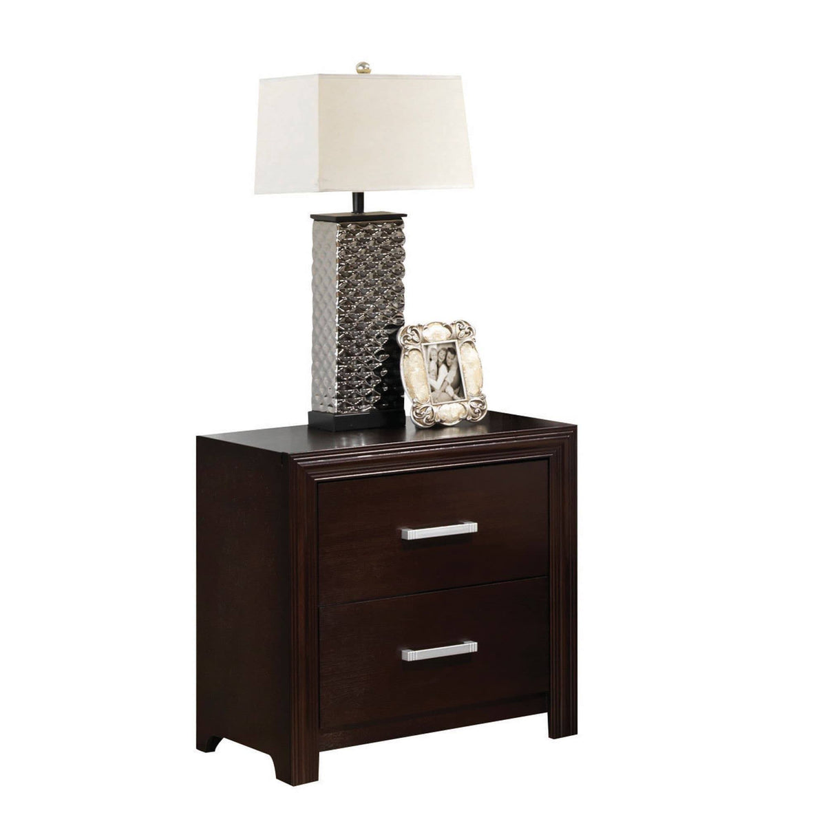 Espresso Nightstand O43107