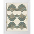 White Modern Wood Framed Art Print D47959