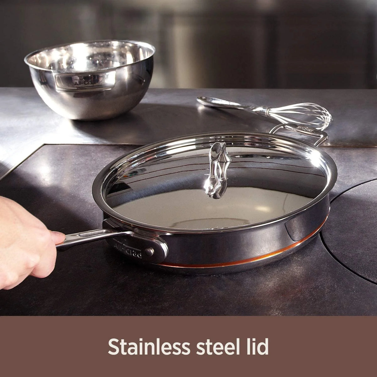 Copper Core 5-Ply Stainless Steel 14 Piece Cookware Set A2130