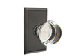 Satin Nickel Passage Set with Rectangular Rosette I643465