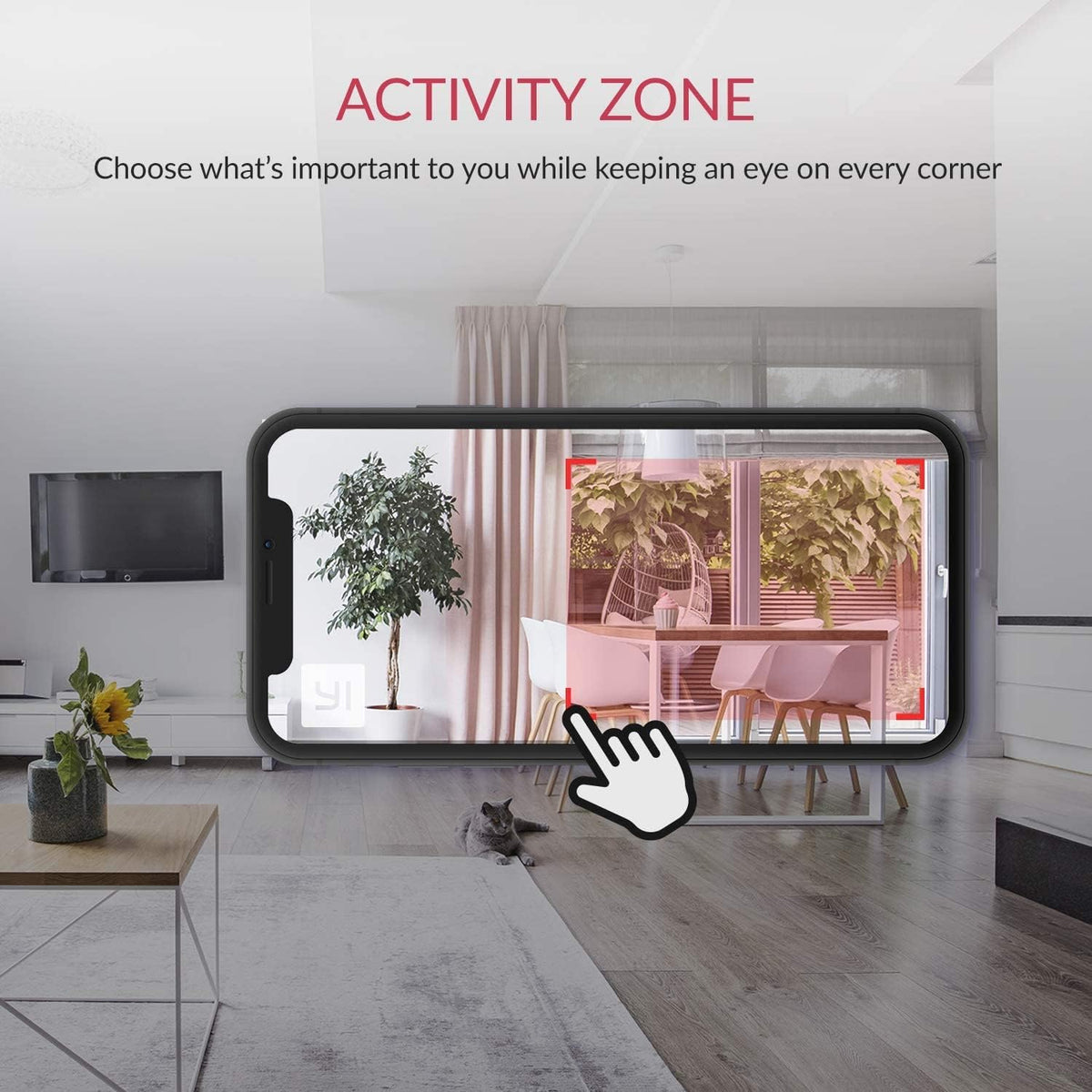 4pc 1080p WiFi Indoor Security Camera with Night Vision T52653