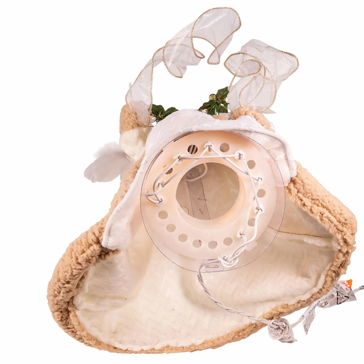 10-Light Rustic Angel Treetop K5160
