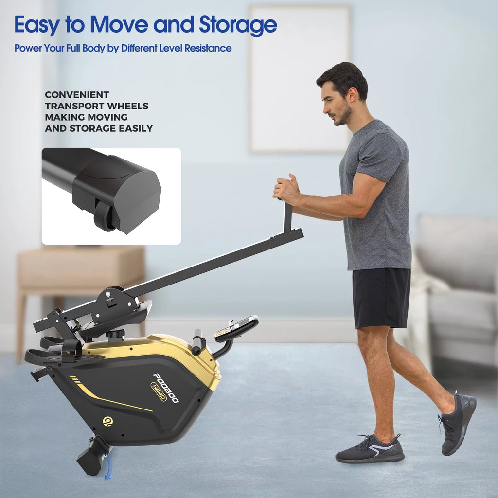Rowing Machine with Digital Monitor and Electromagnetic Resistance Z3831