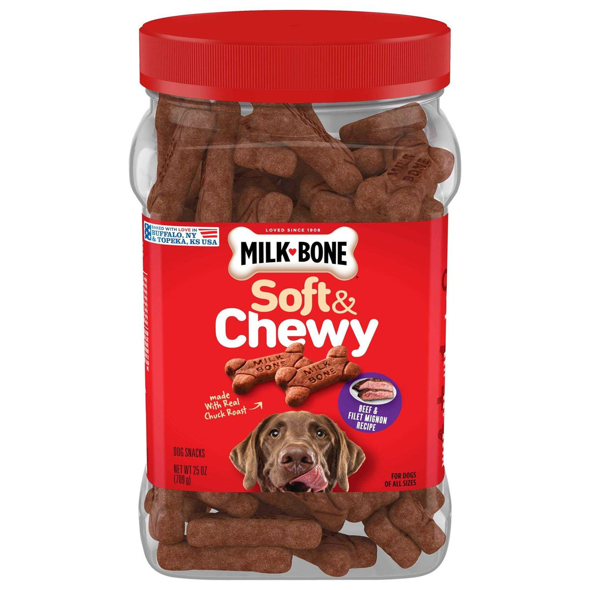 Soft & Chewy Beef Dog Treats S2417