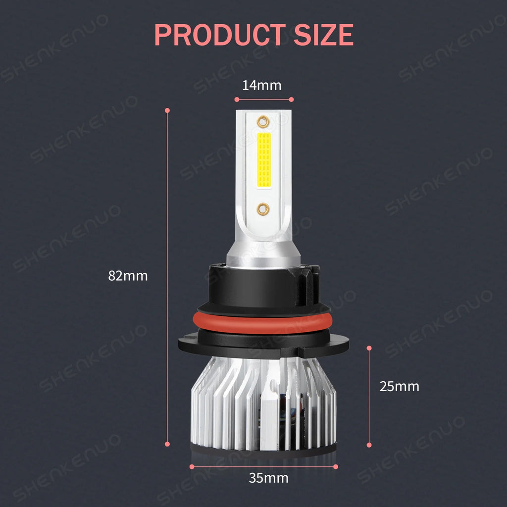 4x LED Headlight Hi/Lo Beam + Fog Light Bulbs J51977