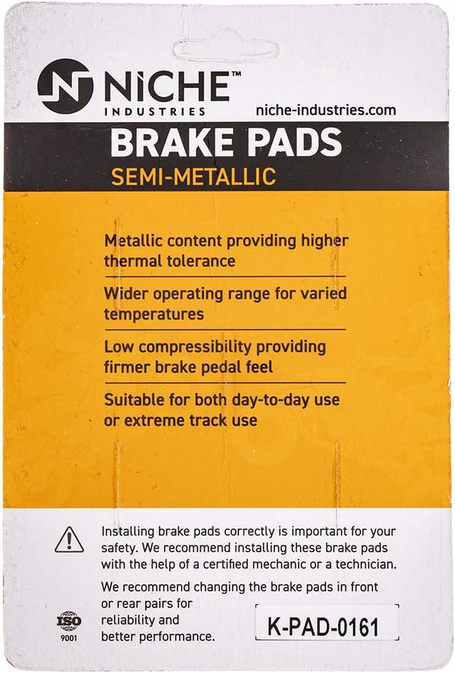 Semi-Metallic Brake Pad Set Pack of 2 T460
