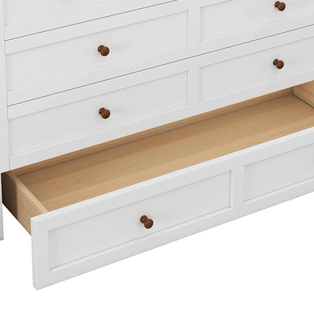Queen Size Solid Wood Murphy Bed with Storage Drawer J391001