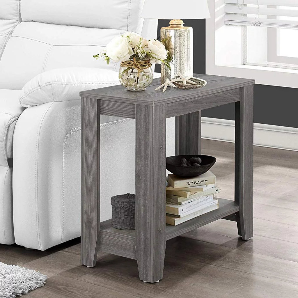 Grey Laminate Accent Table E174