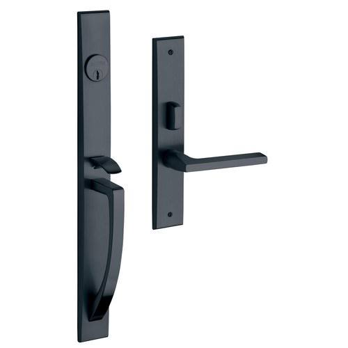 Satin Chrome Left Hand Single Cylinder Mortise Handleset Trim Set V558016