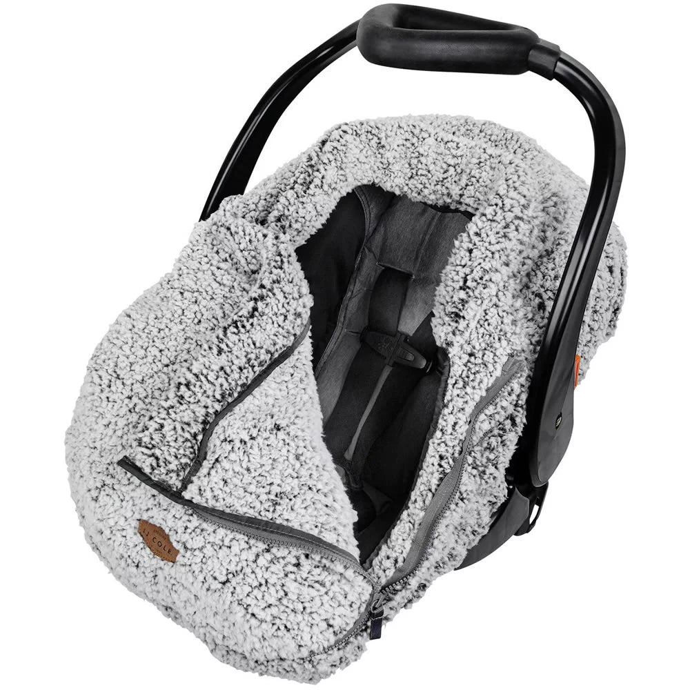 Winter Baby Car Seat Cover with Warm Sherpa Lining P3130