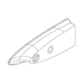 Range Oven Door Handle End Cap (Stainless) U420955