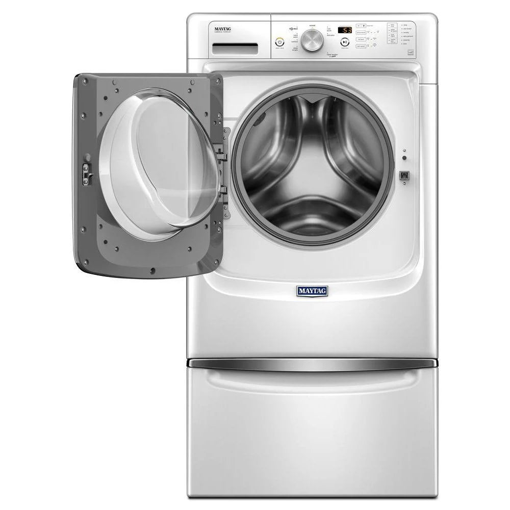 White Front-Loading Washer Y471