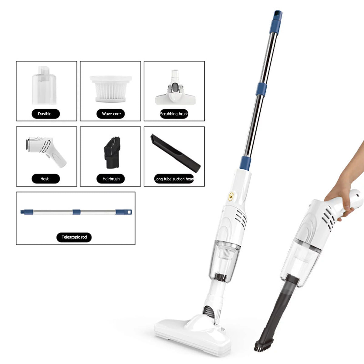 Cordless Stick Vacuum with 30 Mins Runtime A85262