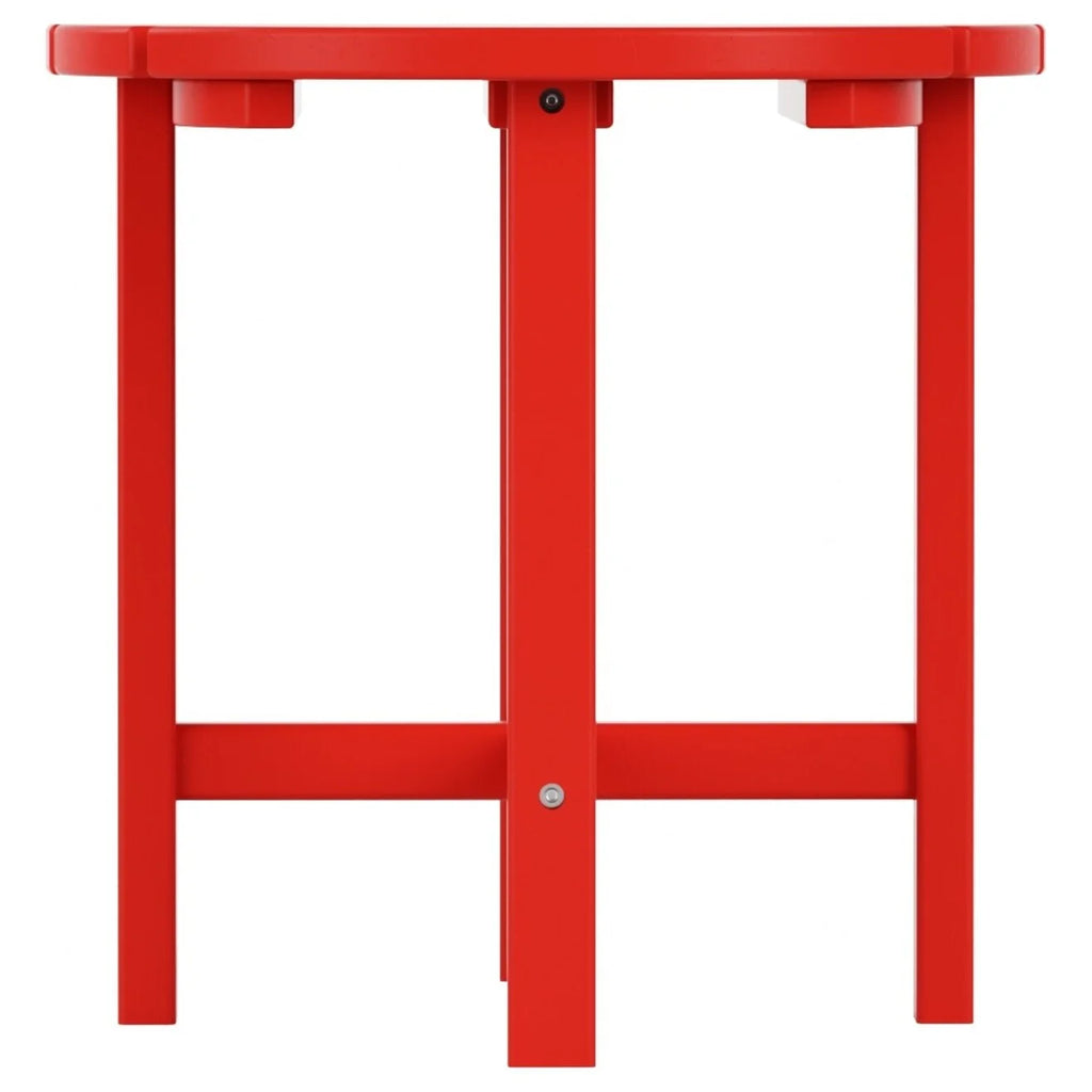 Red 18" Round Side Table T758882