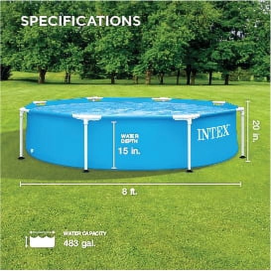 8' X 20 Steel Frame Swimming Pool G533