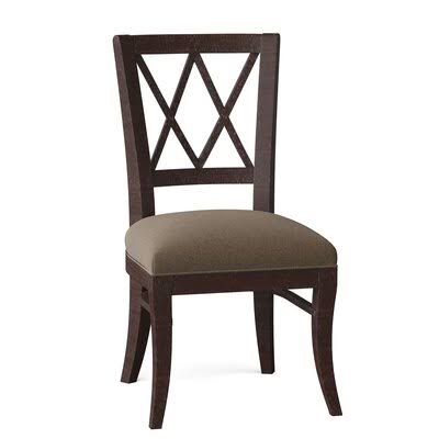 Brown Cross Back Side Chair E3197