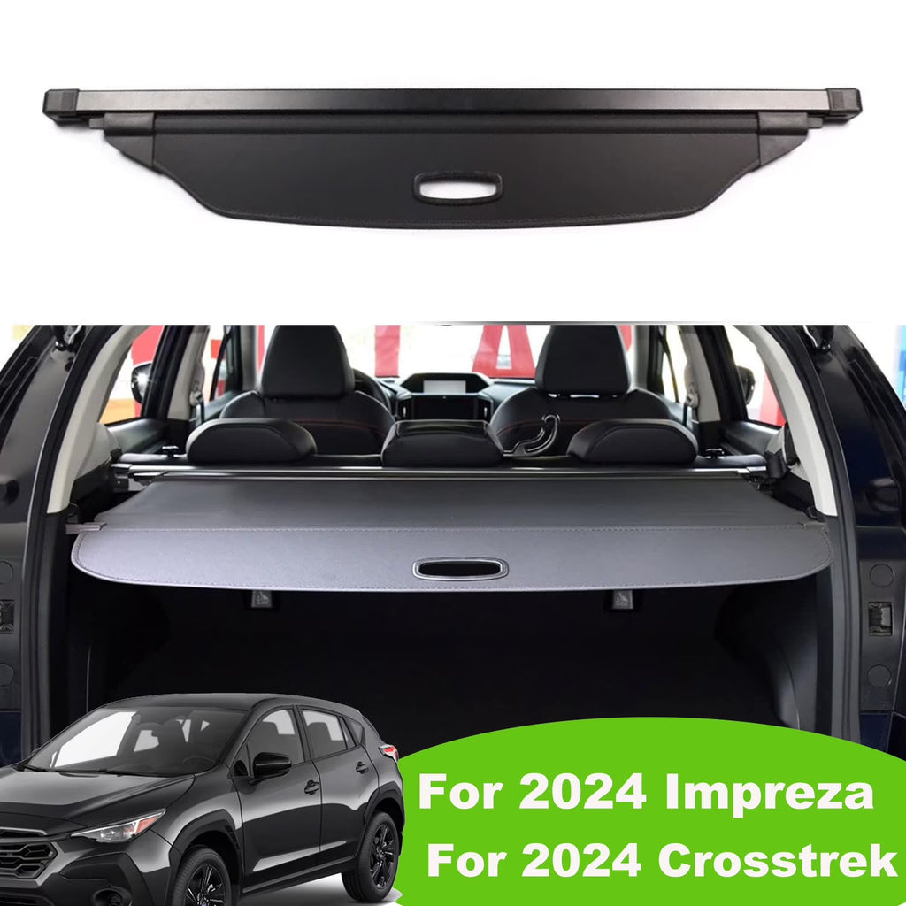 Retractable Cargo Cover for Subaru Crosstrek Impreza, Black T314399