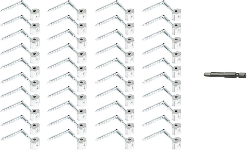 40 Pack Angled Railbolt with 5mm Hex Bit V53113