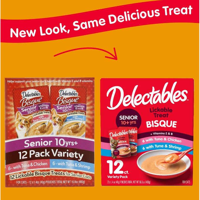 Senior Variety Pack Cat Treats N8955