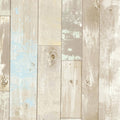 Dean Blue Distressed Wood Wallpaper Roll E8400