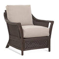 Tan and Beige Performance Stripe Armchair Z134406