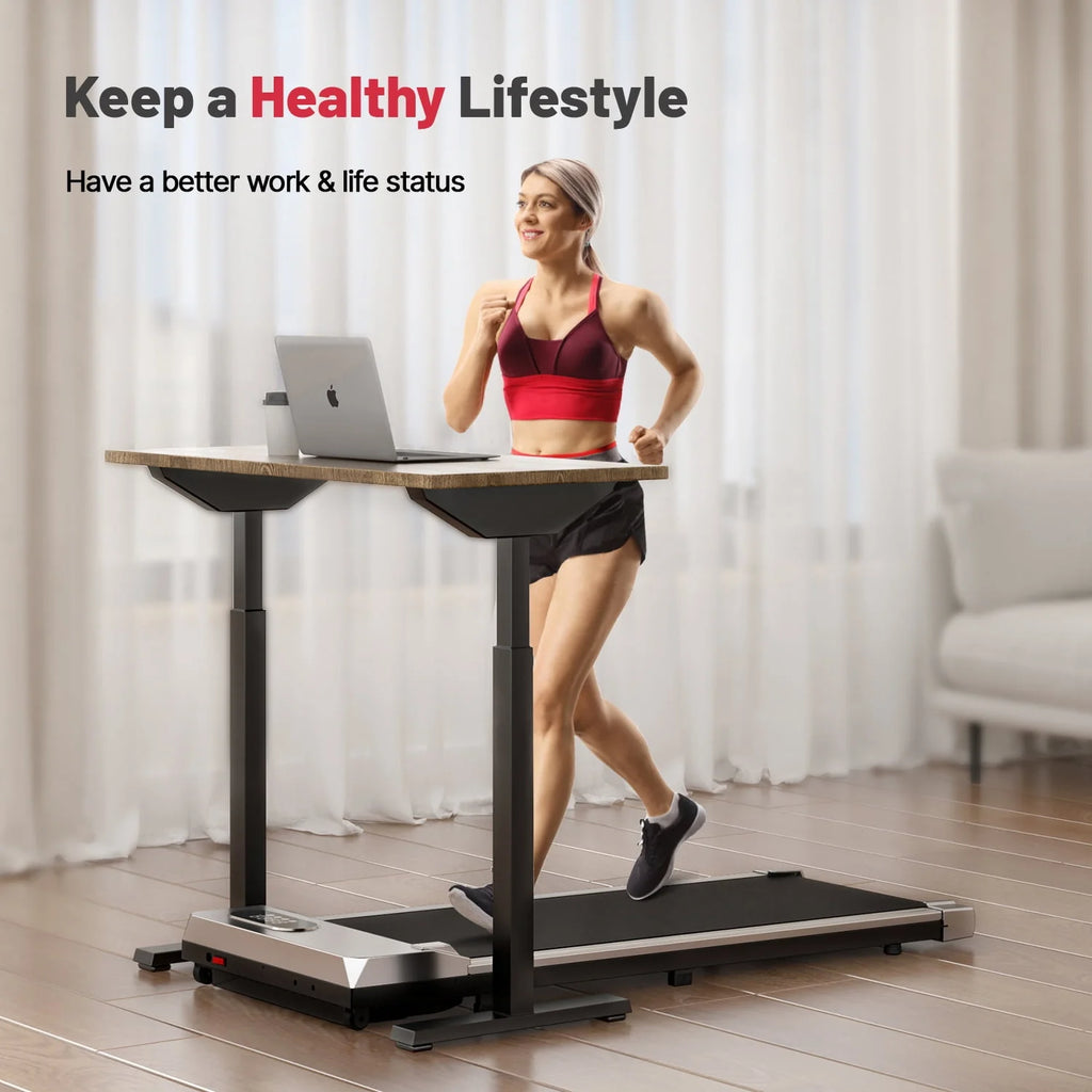 Under Desk Treadmill 265 Lb Capacity Black R2942