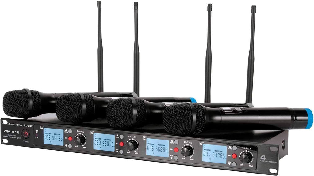 4-Channel Handheld Wireless Microphone System G436675