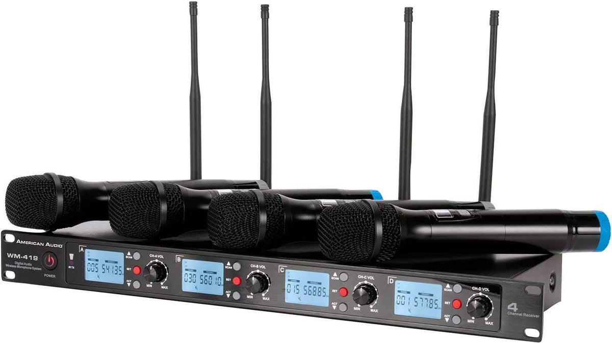 4-Channel Handheld Wireless Microphone System G436675