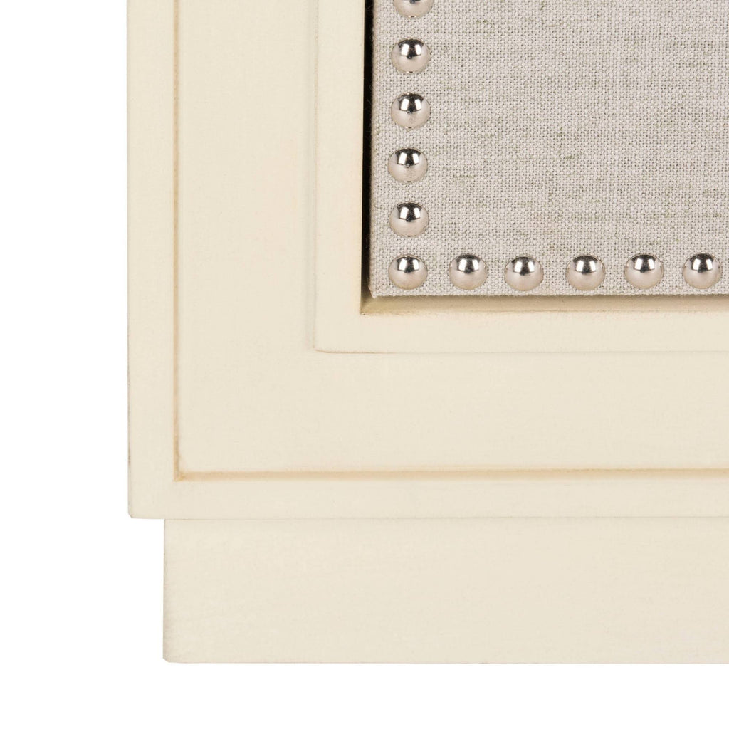 Beige Light Grey 3-Drawer Chest Z219276