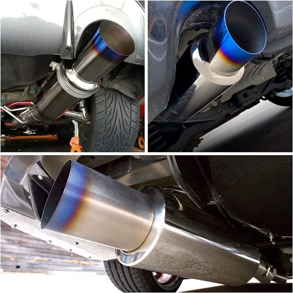 Stainless Steel Exhaust Tip, 18.5" Length, 3'' Inlet 4'' Outlet, Pack of 2 W19388