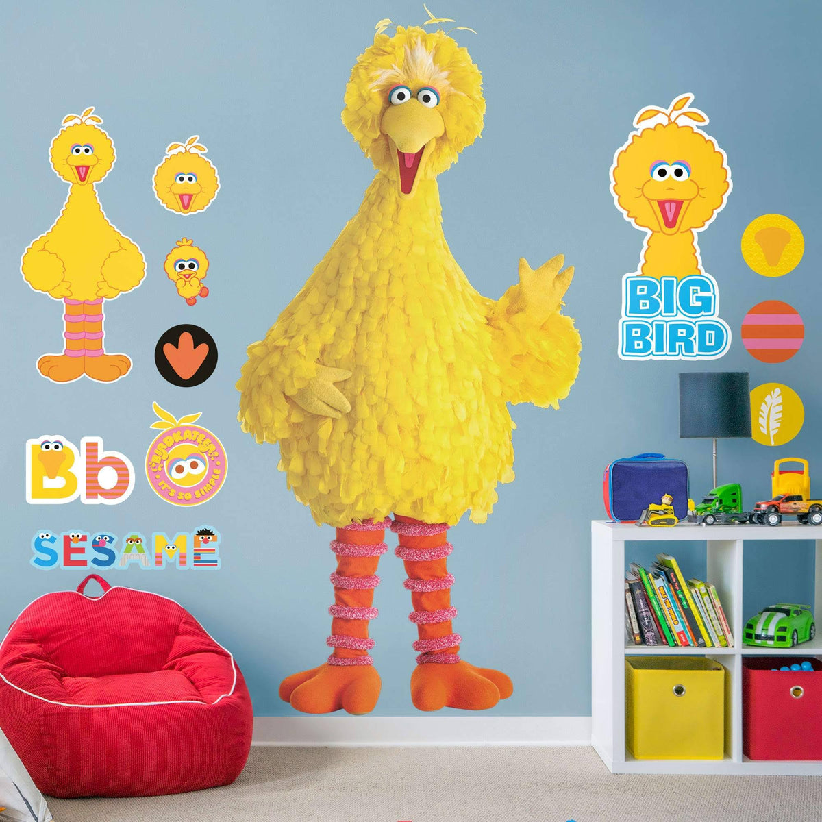 Giant Officially Licensed Sesame Street Removable Wall Decal Q2622