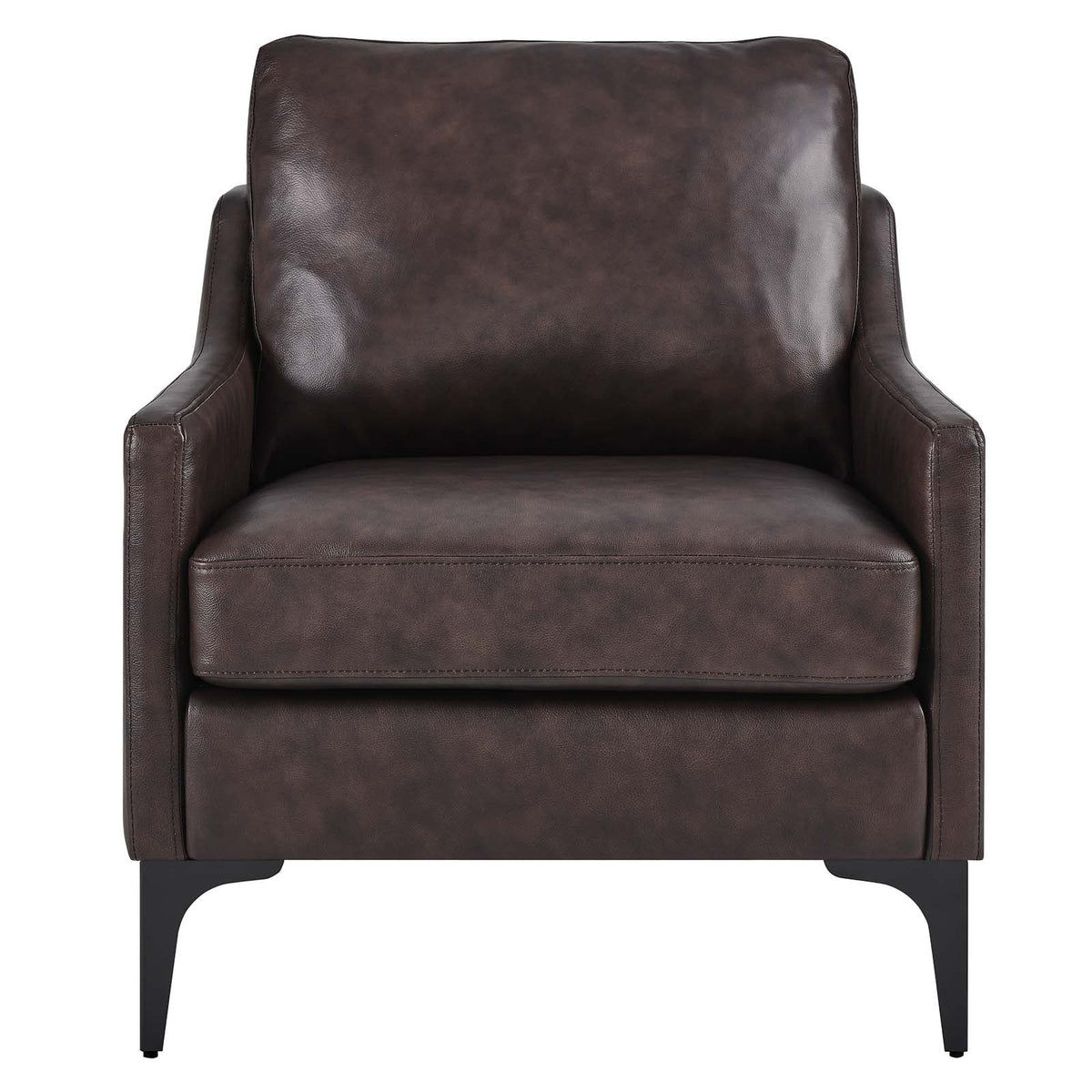 Brown Leather Armchair V62897