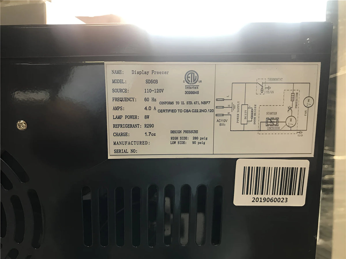 Countertop Glass Freezer, Wine Cooler Refrigerators K9721