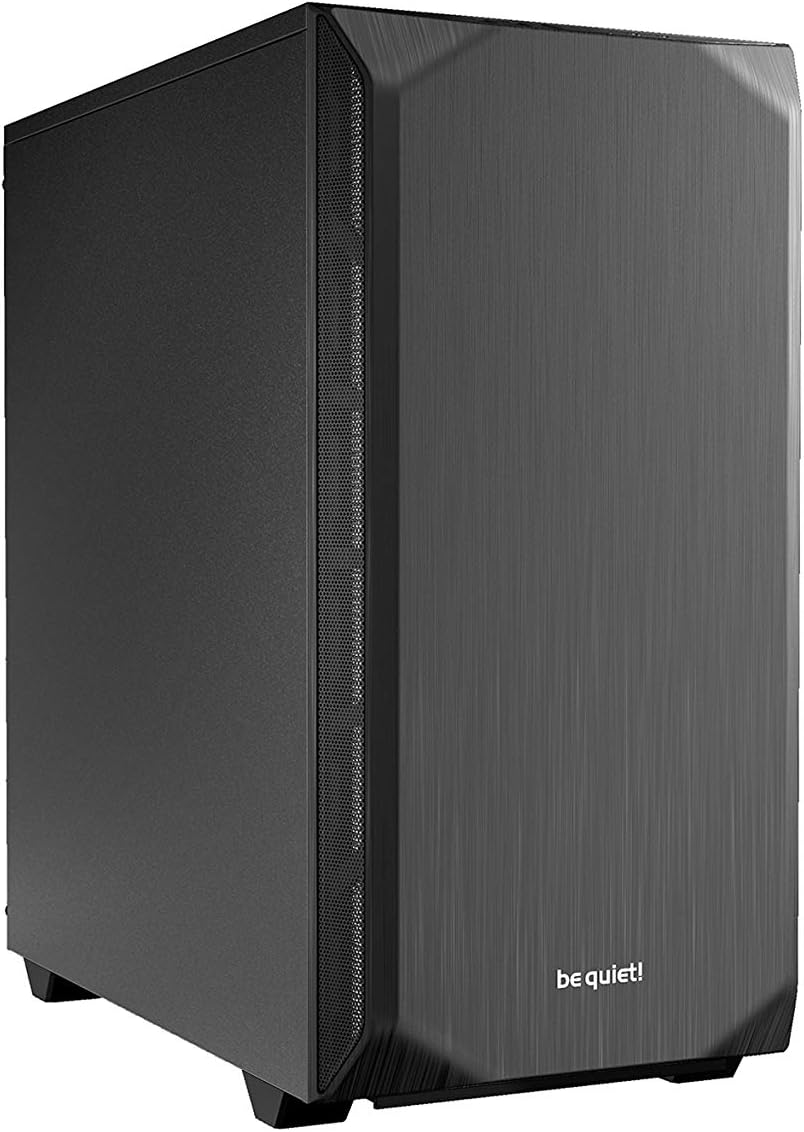 White Mid Tower ATX Case with Tempered Glass Window E619