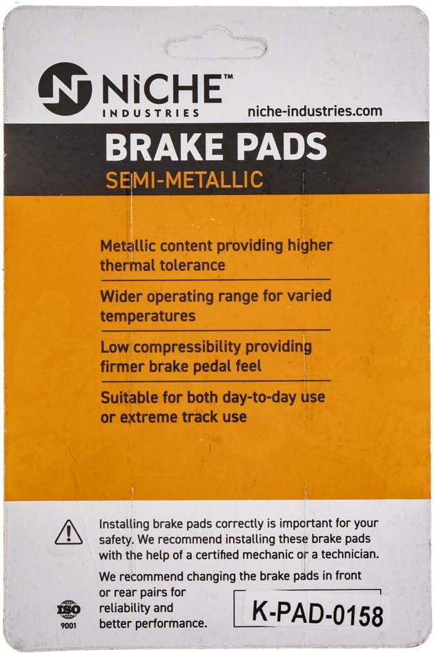 Semi-Metallic Brake Pad Set Pack of 2 T460