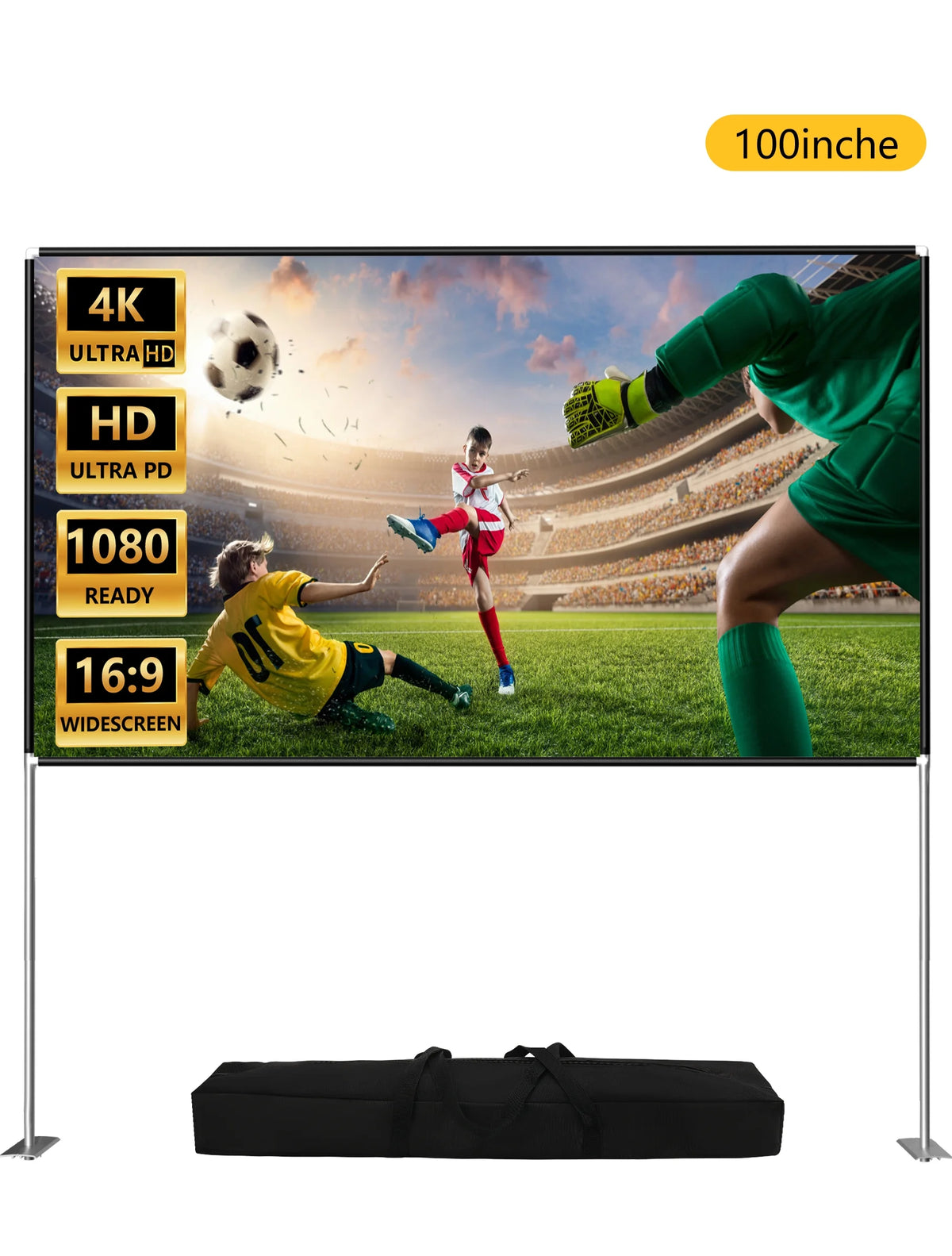 100inch Portable Projector Screen with Stand B713