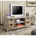 Vintage White Entertainment Unit R7136
