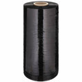 Black Opaque Cast Style Machine Stretch Wrap 20" x 5000 ft T3867