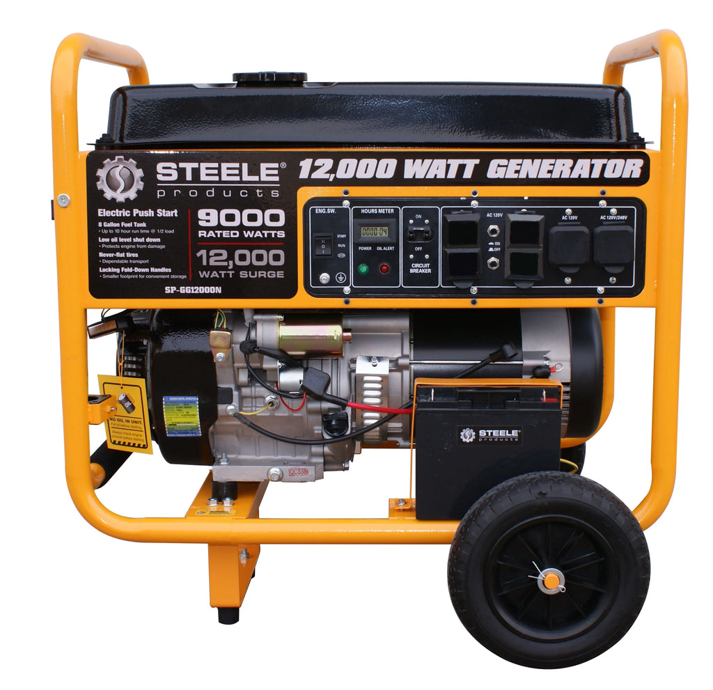 12,000-Watt Gasoline Powered Electric Start Portable Generator K127