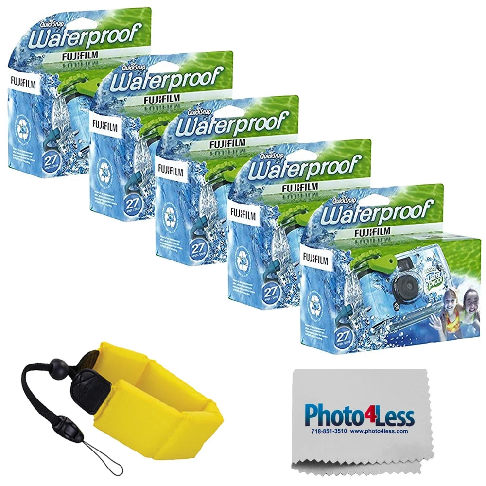Waterproof 35mm Single Use Camera 5 pack Y5140