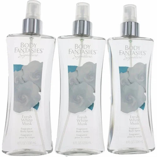 White Musk 8 oz Fragrance Body Spray Pack of 3 Y2312
