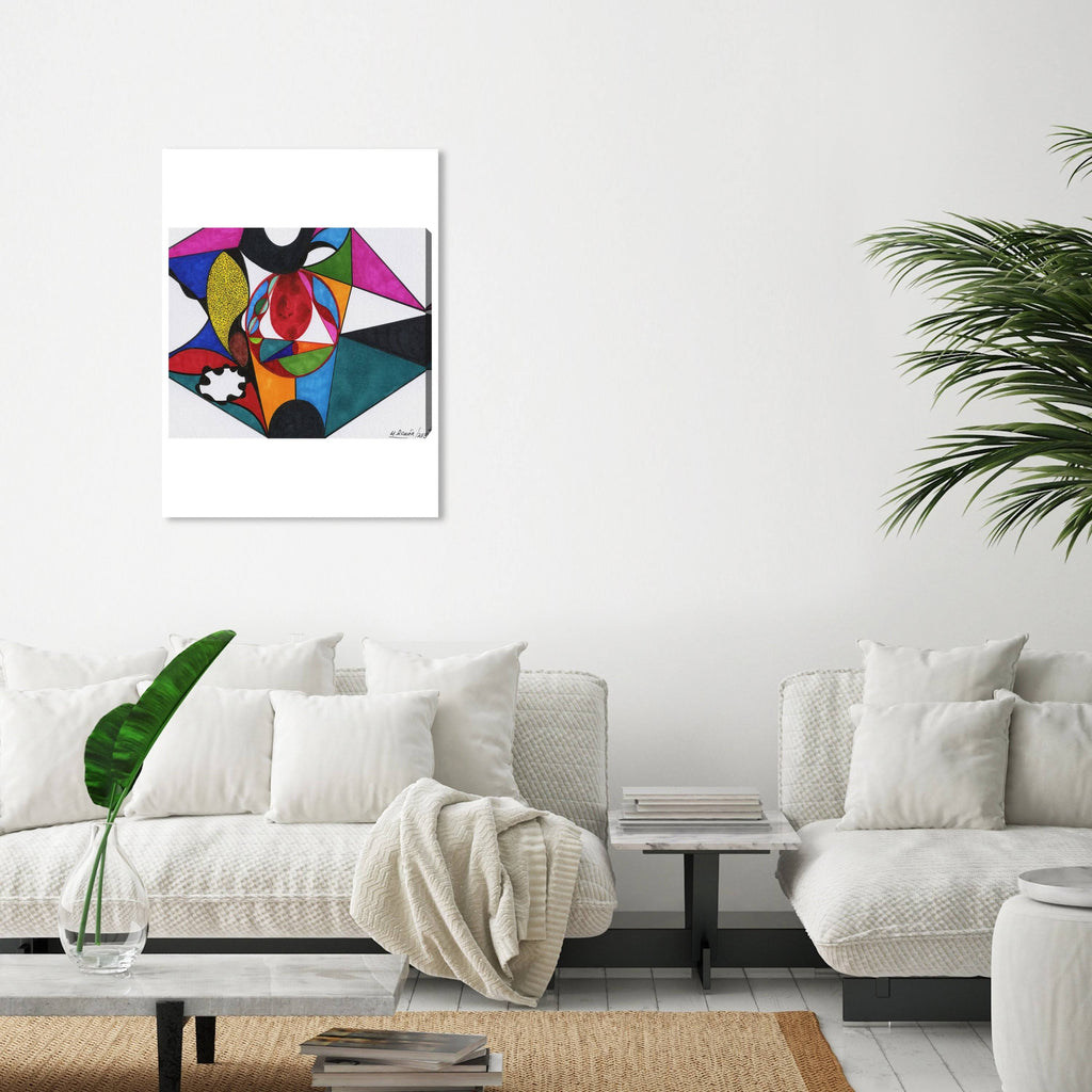 Red Jewel Canvas Art, 24W x 28H K524