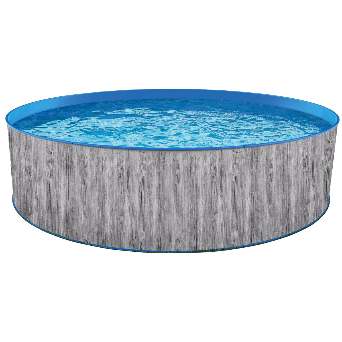12-ft Round 36-in Deep Steel Wall Above Ground Swimming Pool O756