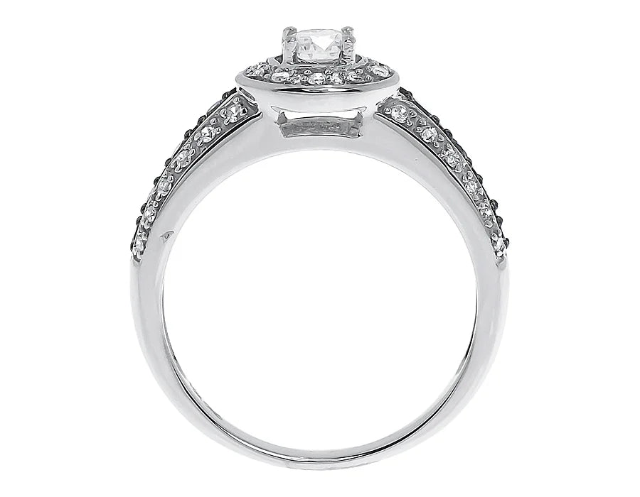 Blue White Solitaire Diamond Engagement Ring (0.60 ct) N15615