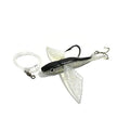 8" Flying Fish Lure Rigged with Stinger Hook (Black) D49247