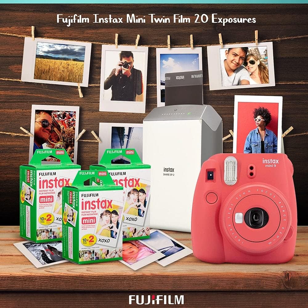 Instax Mini 40 Instant Film Camera with 20 Sheets Instant Mini Film C693